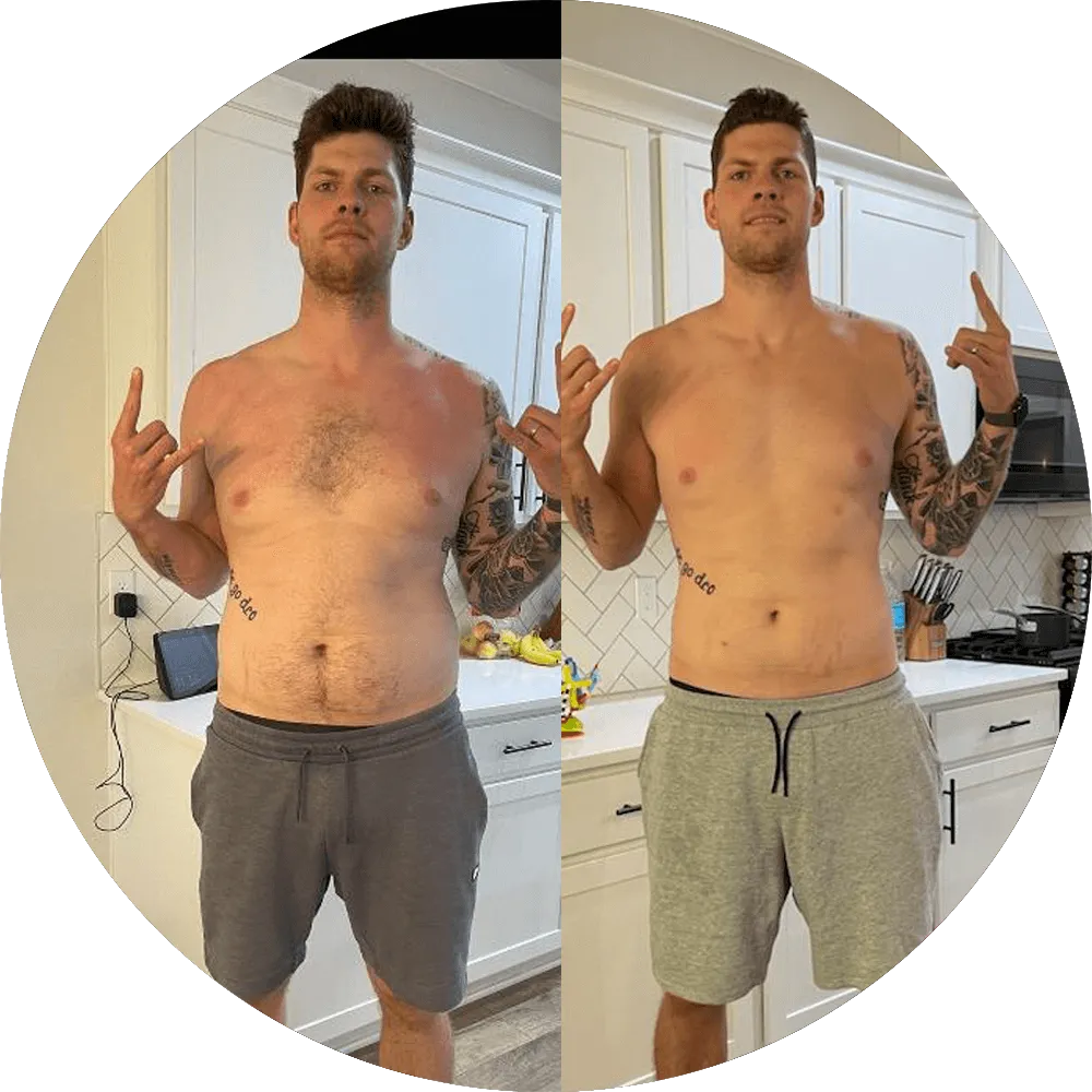 Before-After - From tired to strong and confident