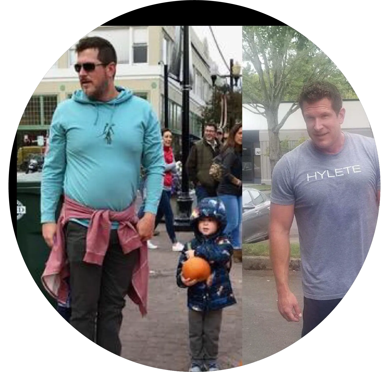 Side-by-side comparison of fitness progress at TTP Fitness
