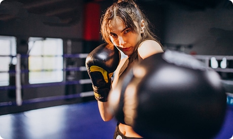 Boxing fitness class focused on strength, endurance, and technique