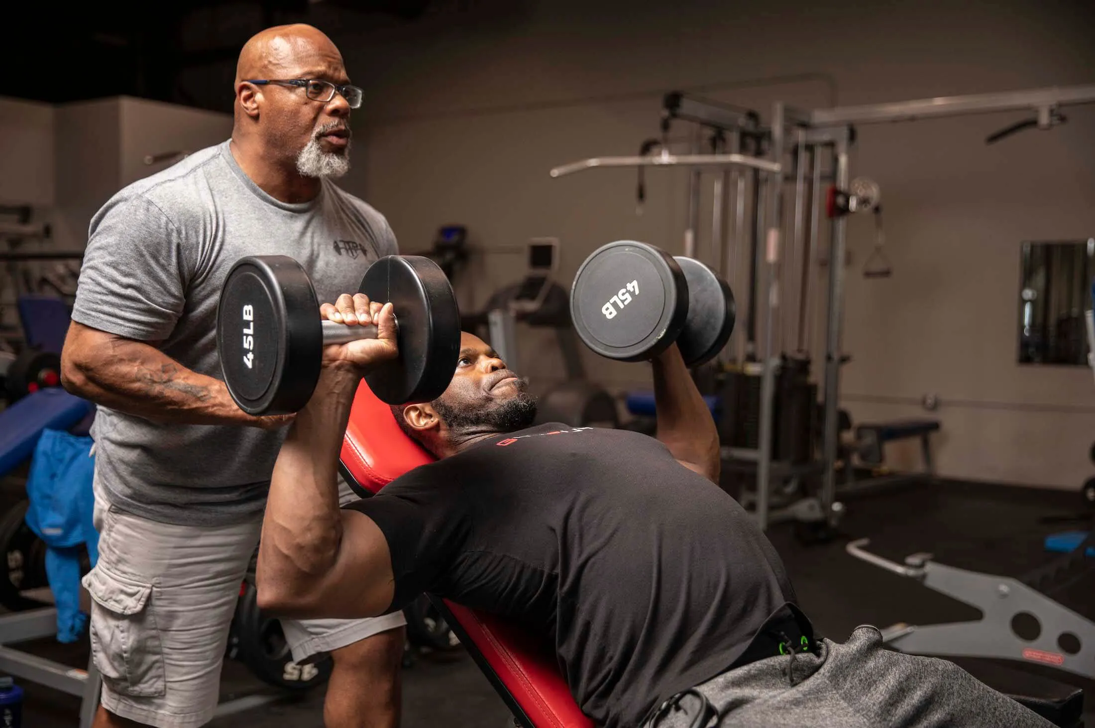 1-on-1 personal training session with Turk